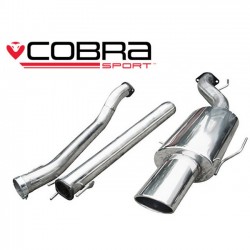 VZ04h Cobra Sport Vauxhall Astra G GSI (1998-2004) Cat Back System (3" bore) (Non-Resonated), Cobra Sport, VZ04h